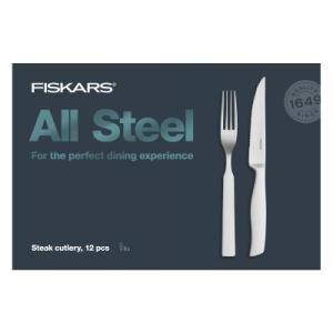 Fiskars All Steel Súprava steakových príborov 12 ks 1054800