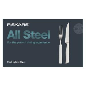 Fiskars All Steel Súprava steakových príborov 24 ks 1027505