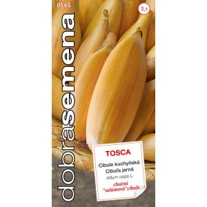 Dobré semená Cibuľa jarná - Tosca žltá, oválna 1g