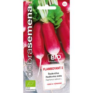 Dobré semená Reďkovka čb - Flamboyant Bio 2,5g