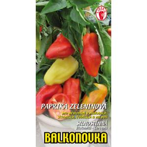 Paprika - Balkónovka 10 semien